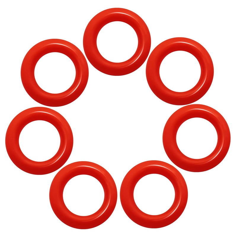 ThreeBulls 120Pcs Clear Rubber O-Ring Keyboard, O-Rings Keycaps, Switch Dampeners Keycap, for Cherry MX Key Switch Keyboards Dampers,Red - Image 3